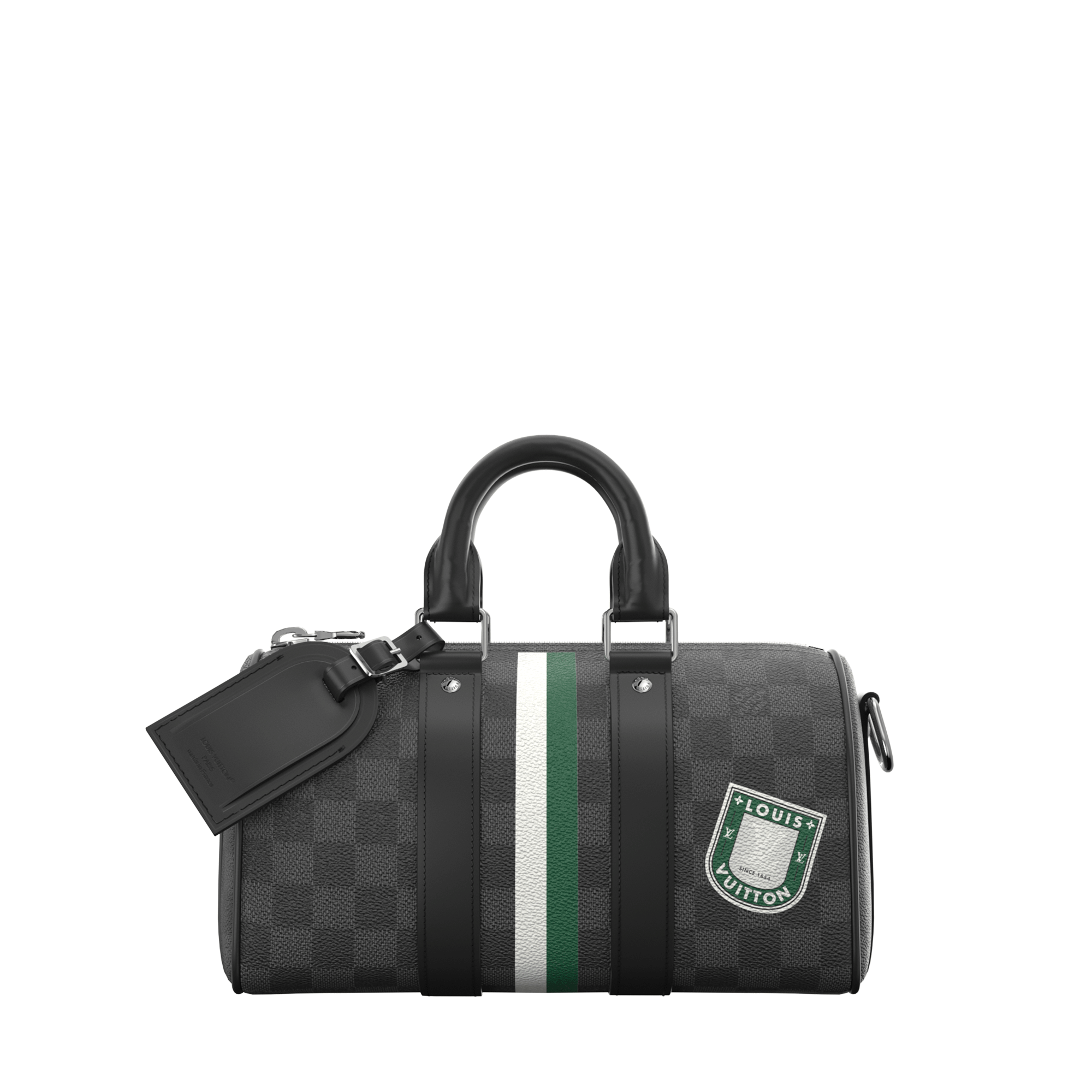 Keepall 25 Mon Monogram Damier Graphite Canvas - Personalization